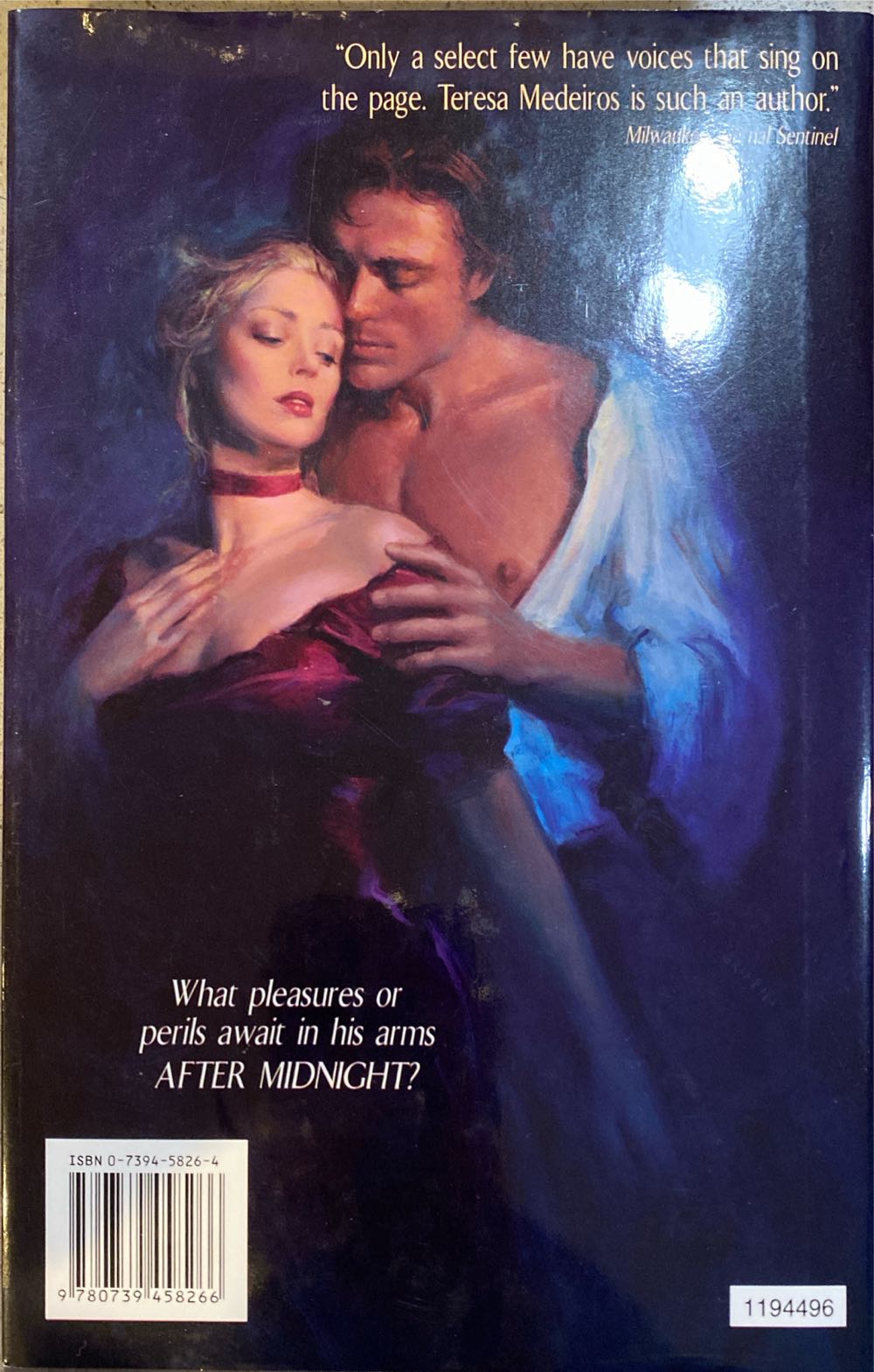 After Midnight - Teresa Medeiros (Avon - Hardcover) book collectible [Barcode 9780739458266] - Main Image 2