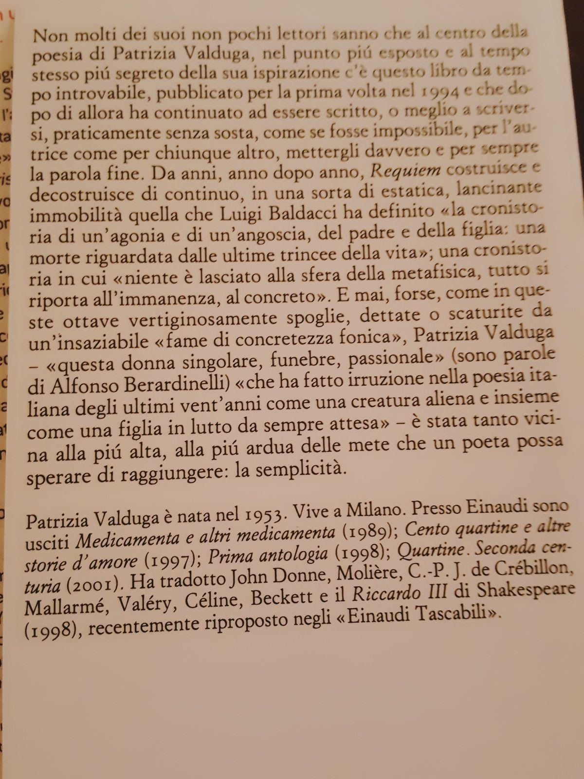 Requiem  book collectible [Barcode 9788806152604] - Main Image 2