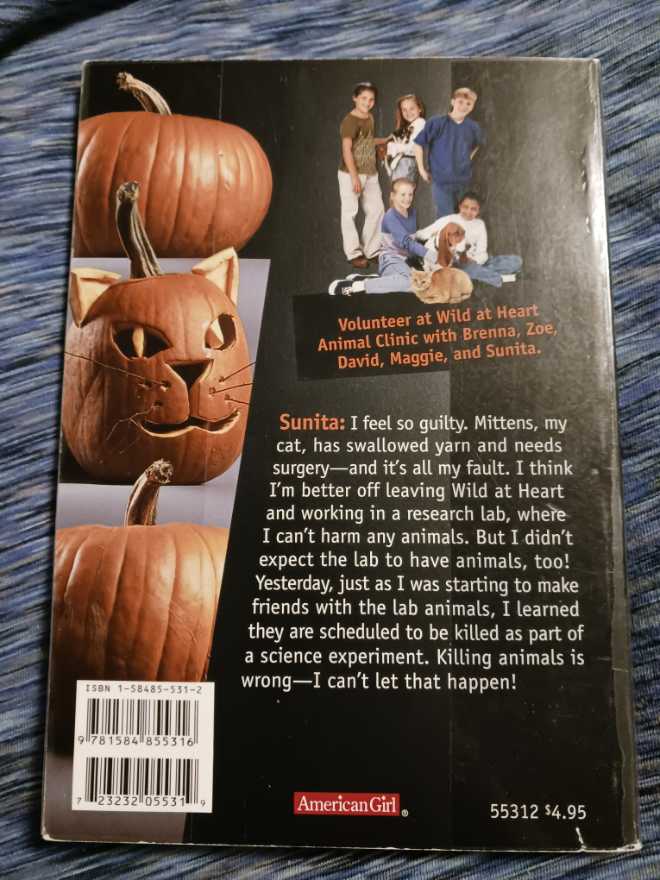 Wild At Heart #11 Masks - Laurie Halse Anderson (Pleasant Company Publications - Paperback) book collectible [Barcode 9781584855316] - Main Image 2