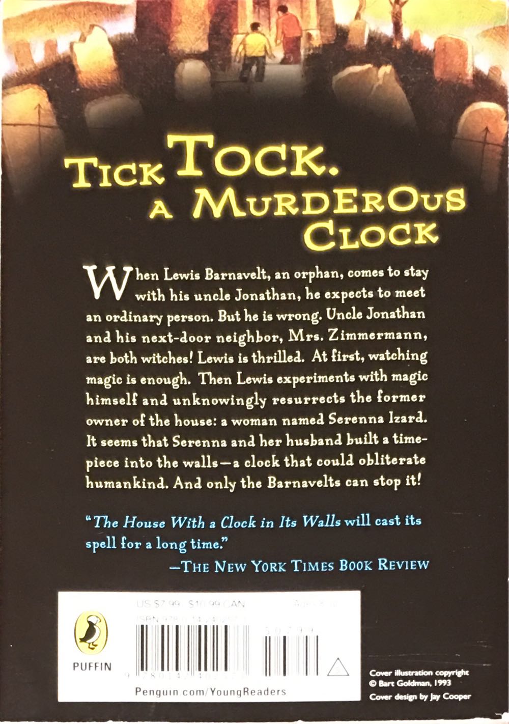 The House With a Clock in Its Walls - John Bellairs (Puffin - Paperback) book collectible [Barcode 9780142402573] - Main Image 2