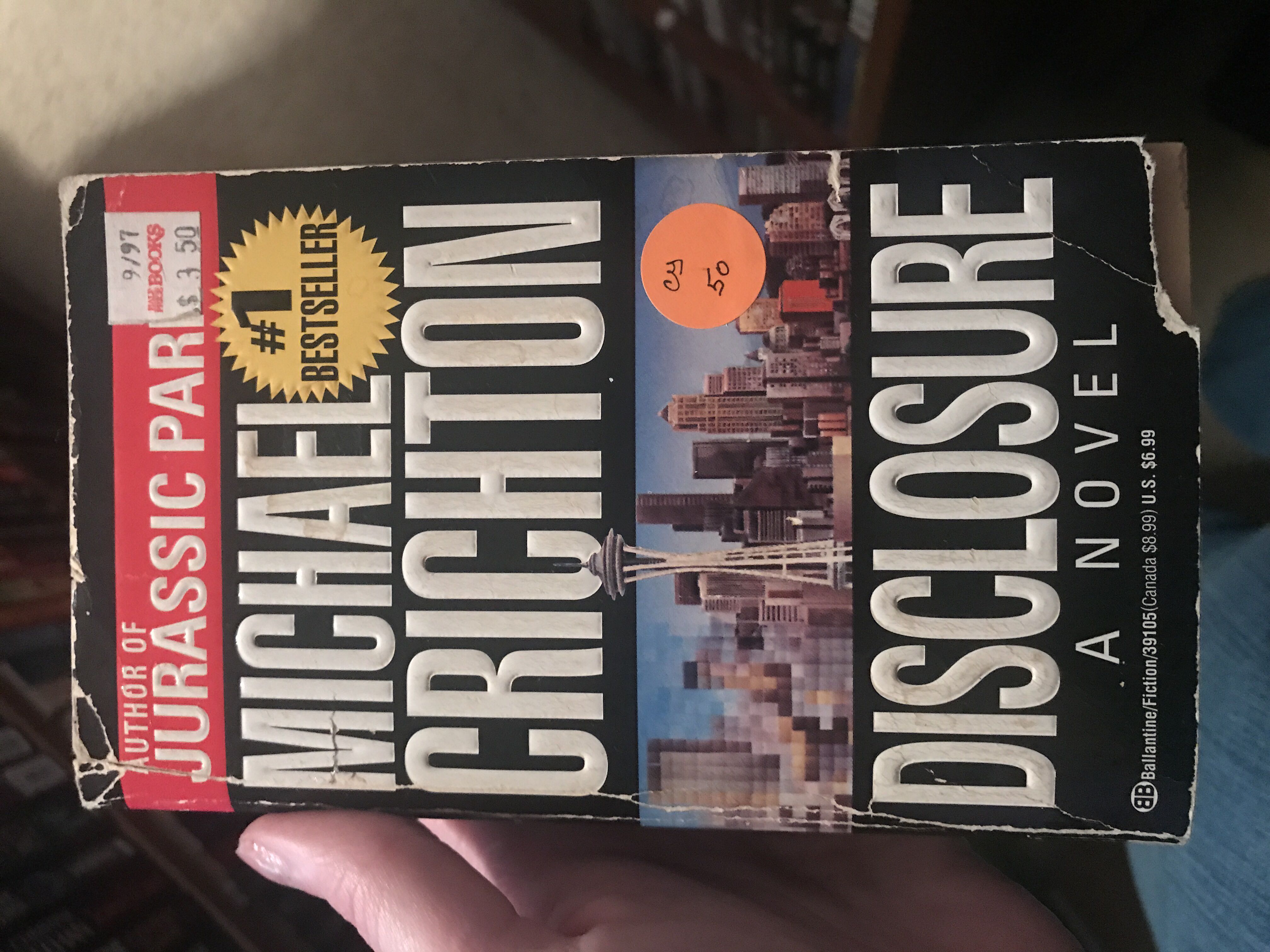 Disclosure - Michael Crichton (Ballantine Books - Paperback) book collectible [Barcode 9780345391056] - Main Image 2