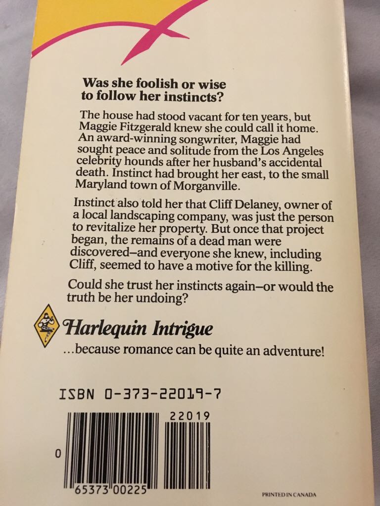Night Moves - Nora Roberts (Harlequin/Silhouette Books - Paperback) book collectible [Barcode 9780373220199] - Main Image 2