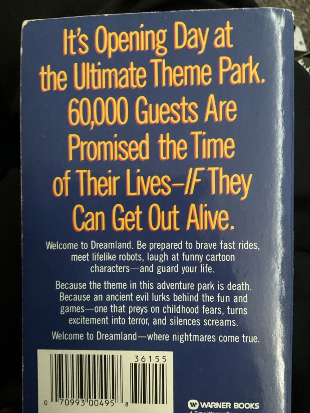 Dreamland - Garfield Reeves-Stevens (Warner Books - Paperback) book collectible [Barcode 9780446361552] - Main Image 2
