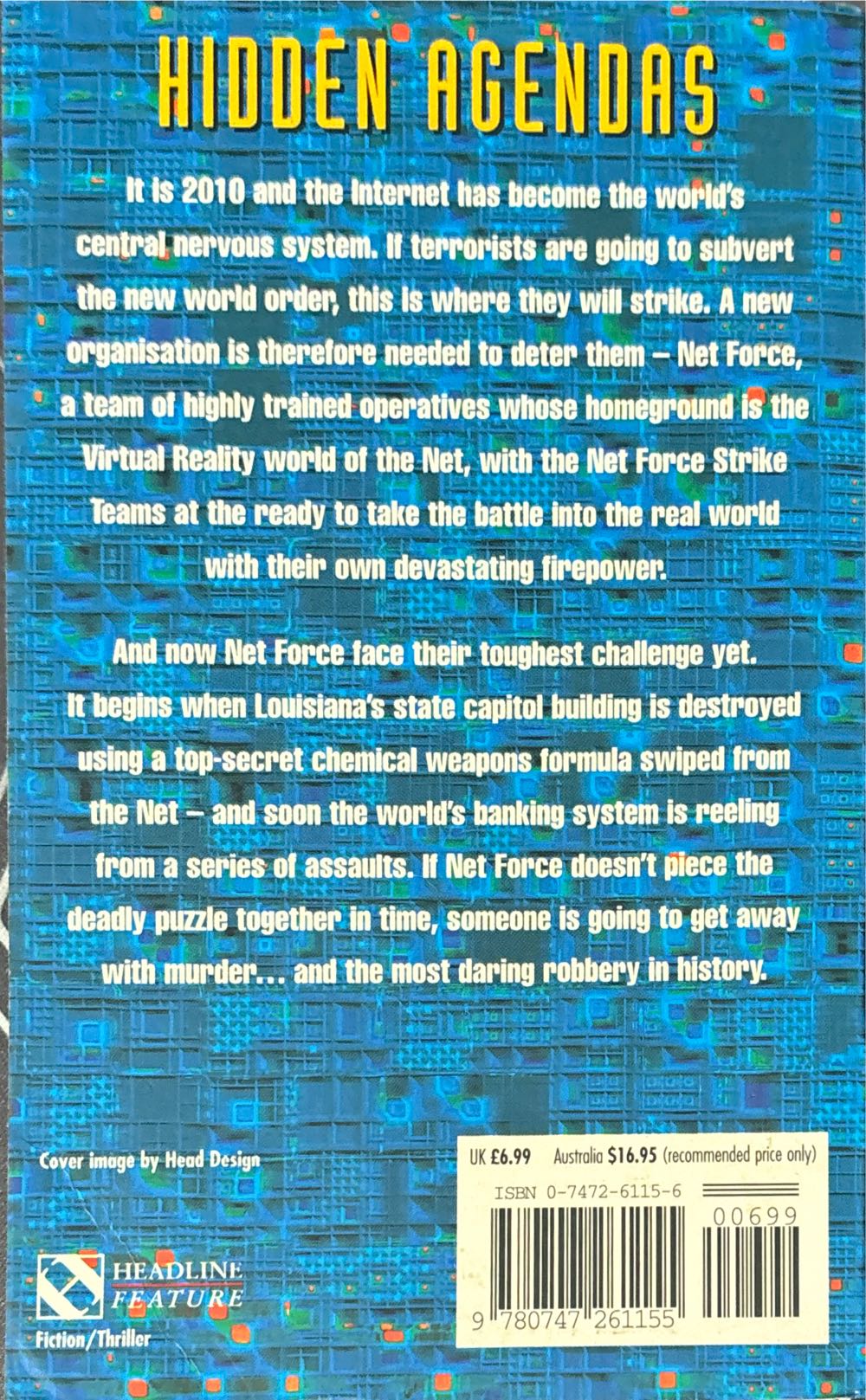 Net Force2: Hidden Agendas - Tom Clancy (Paperback) book collectible [Barcode 9780747261155] - Main Image 2