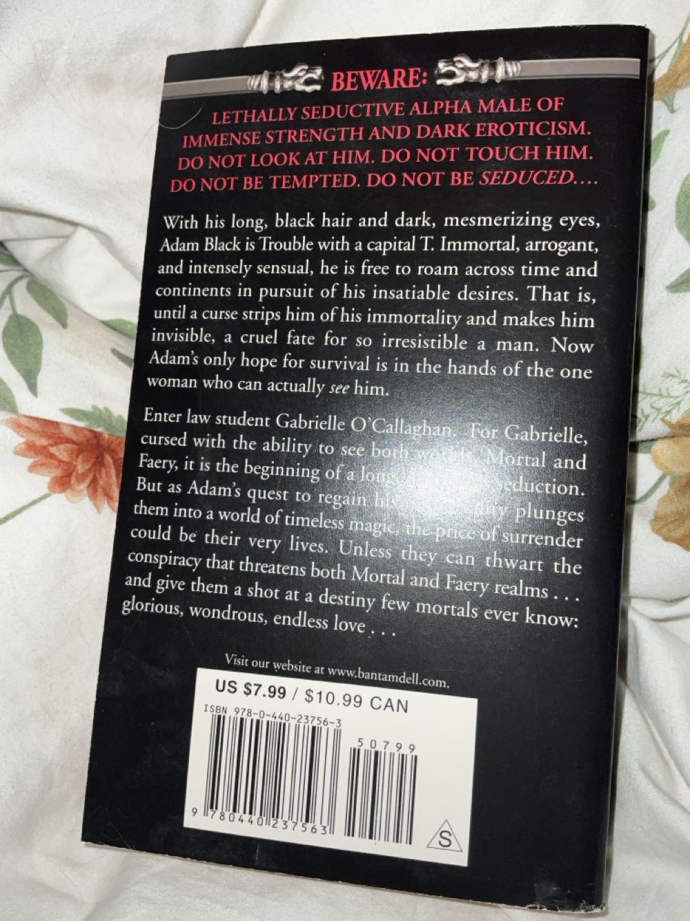 The Immortal Highlander - Karen Marie Moning (Dell - Paperback) book collectible [Barcode 9780440237563] - Main Image 2