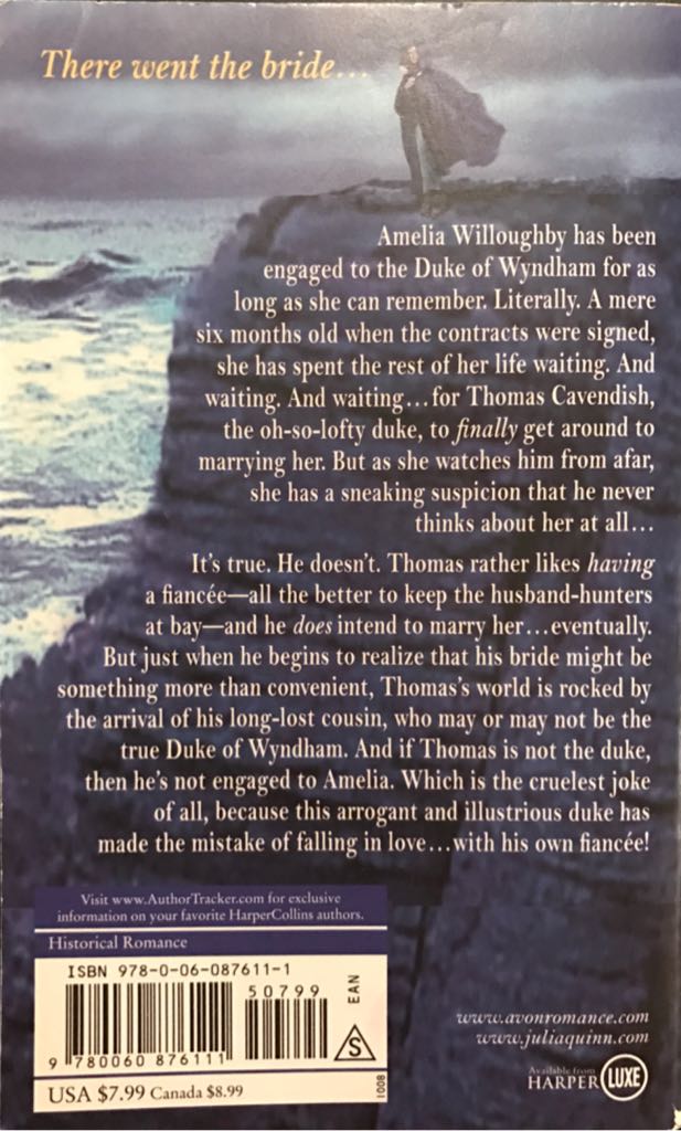 Wyndham #2 Mr. Cavendish, I Presume - Julia Quinn (Avon Books - Paperback) book collectible [Barcode 9780060876111] - Main Image 2
