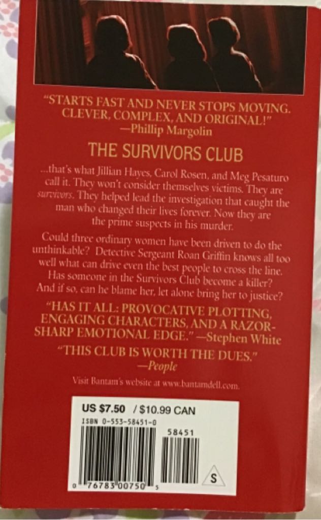 The Survivors Club - Lisa Gardner (Bantam - Paperback) book collectible [Barcode 9780553589511] - Main Image 2