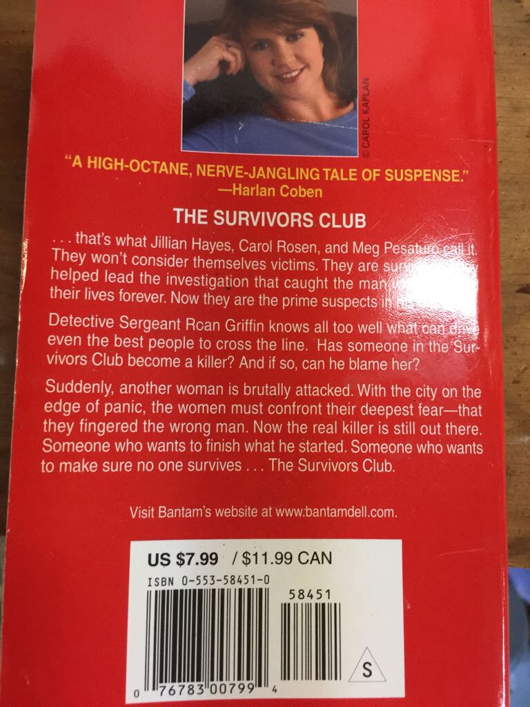 The Survivors Club  (A Bantam Book) book collectible - Main Image 2