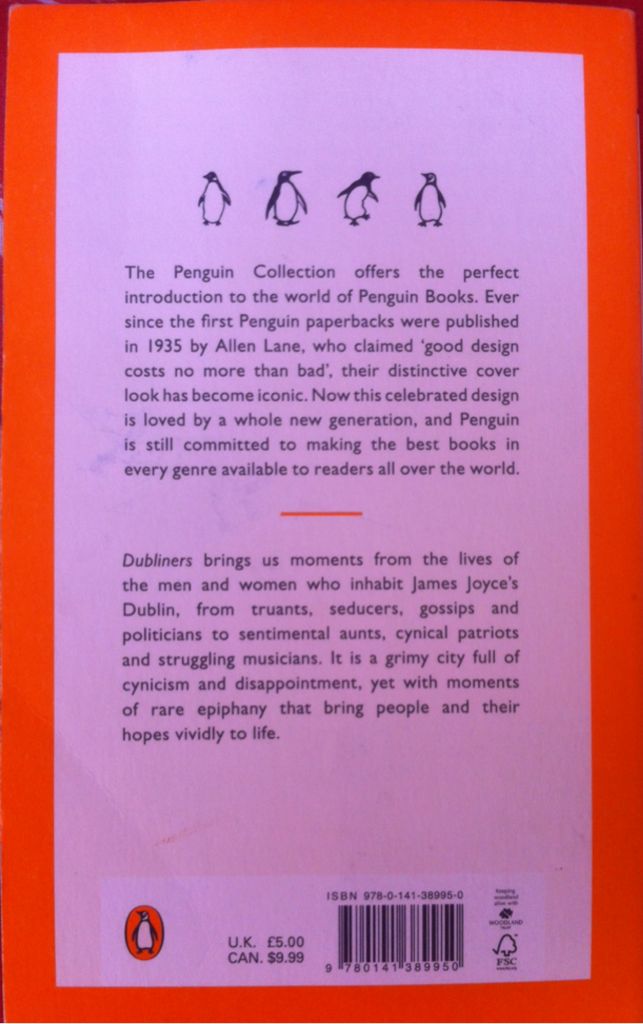 Dubliners  (Penguin Classics) book collectible [Barcode 9780141389950] - Main Image 2