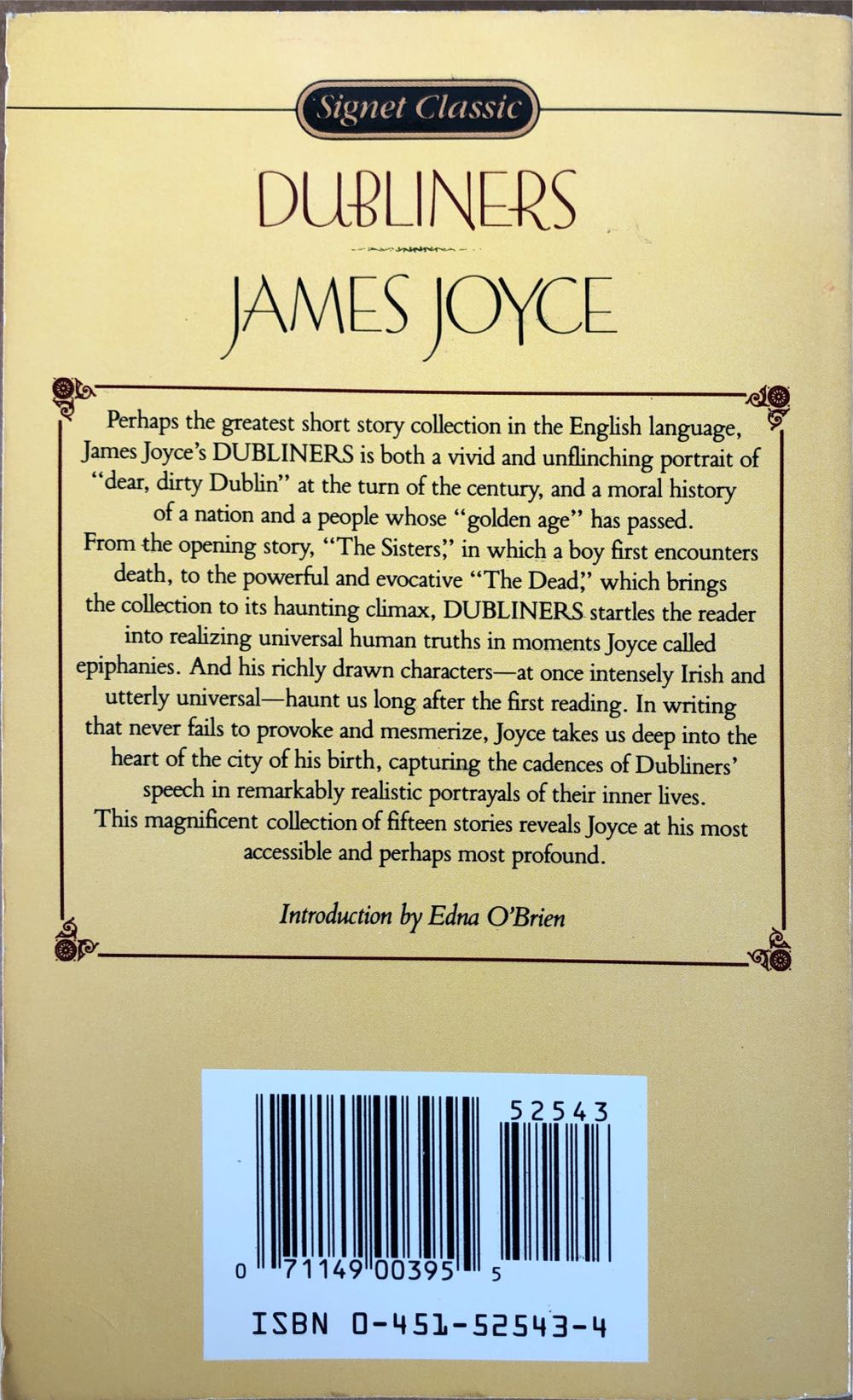 Dubliners - James Joyce (Signet Classics - Paperback) book collectible [Barcode 9780451525437] - Main Image 2