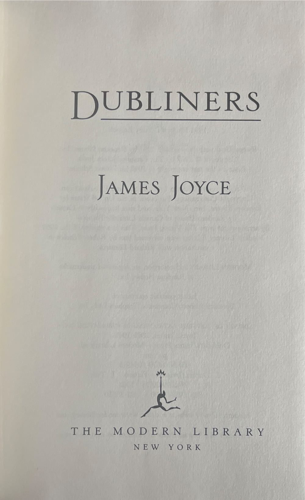 Dubliners - James Joyce (The Modern Library - Hardcover) book collectible [Barcode 9780679600497] - Main Image 4