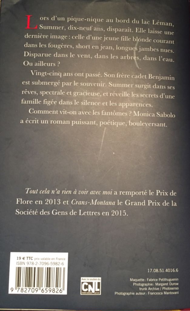 Summer  (JC Lattès) book collectible [Barcode 9782709659826] - Main Image 2