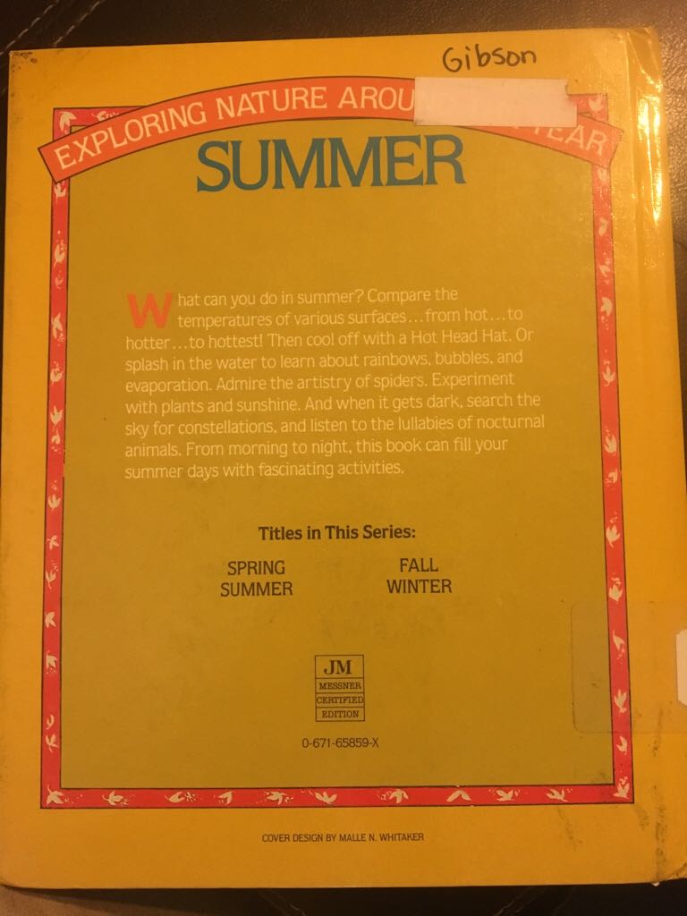 Summer  book collectible - Main Image 2