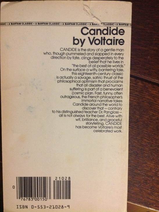 Candide - Voltaire (A Bantam Classic - Paperback) book collectible [Barcode 9780553210286] - Main Image 2
