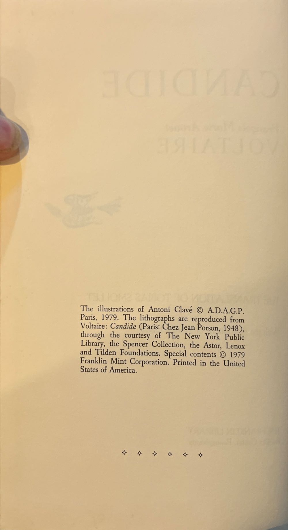 Candide - Voltaire (The Easton Press - Calf-Binding) book collectible - Main Image 3