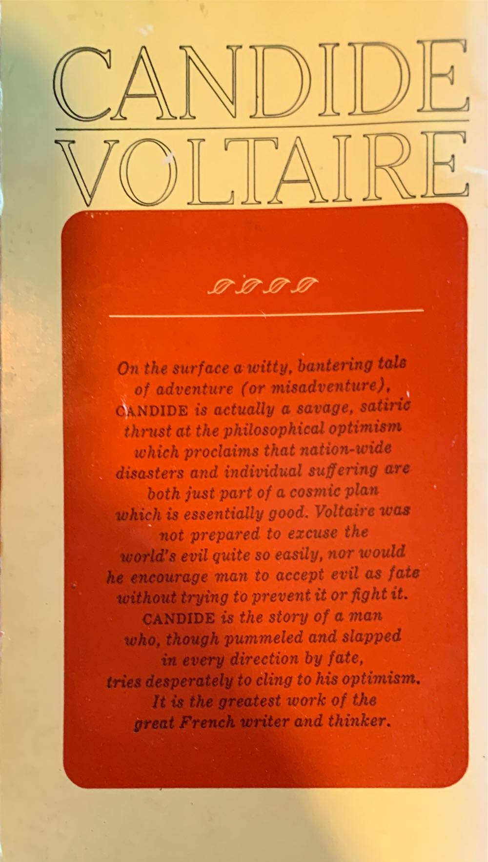 Candide - Voltaire book collectible - Main Image 2