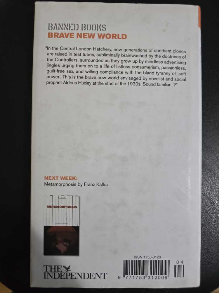 Brave New World - Aldous Huxley (The Independent - Hardcover) book collectible - Main Image 2