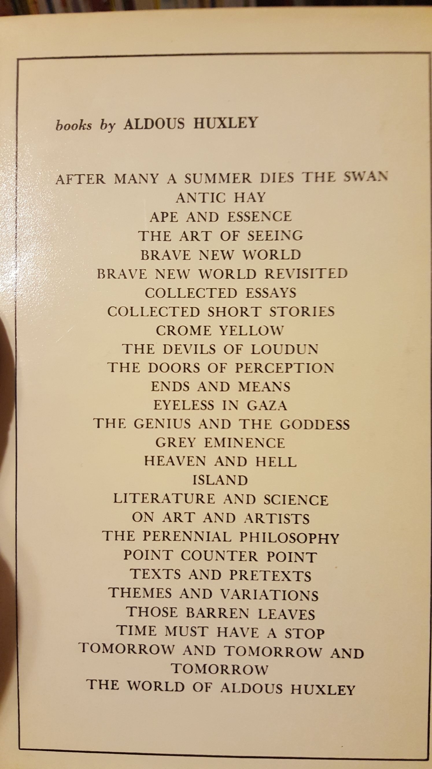 Brave New World  (Harper and Row) book collectible - Main Image 2