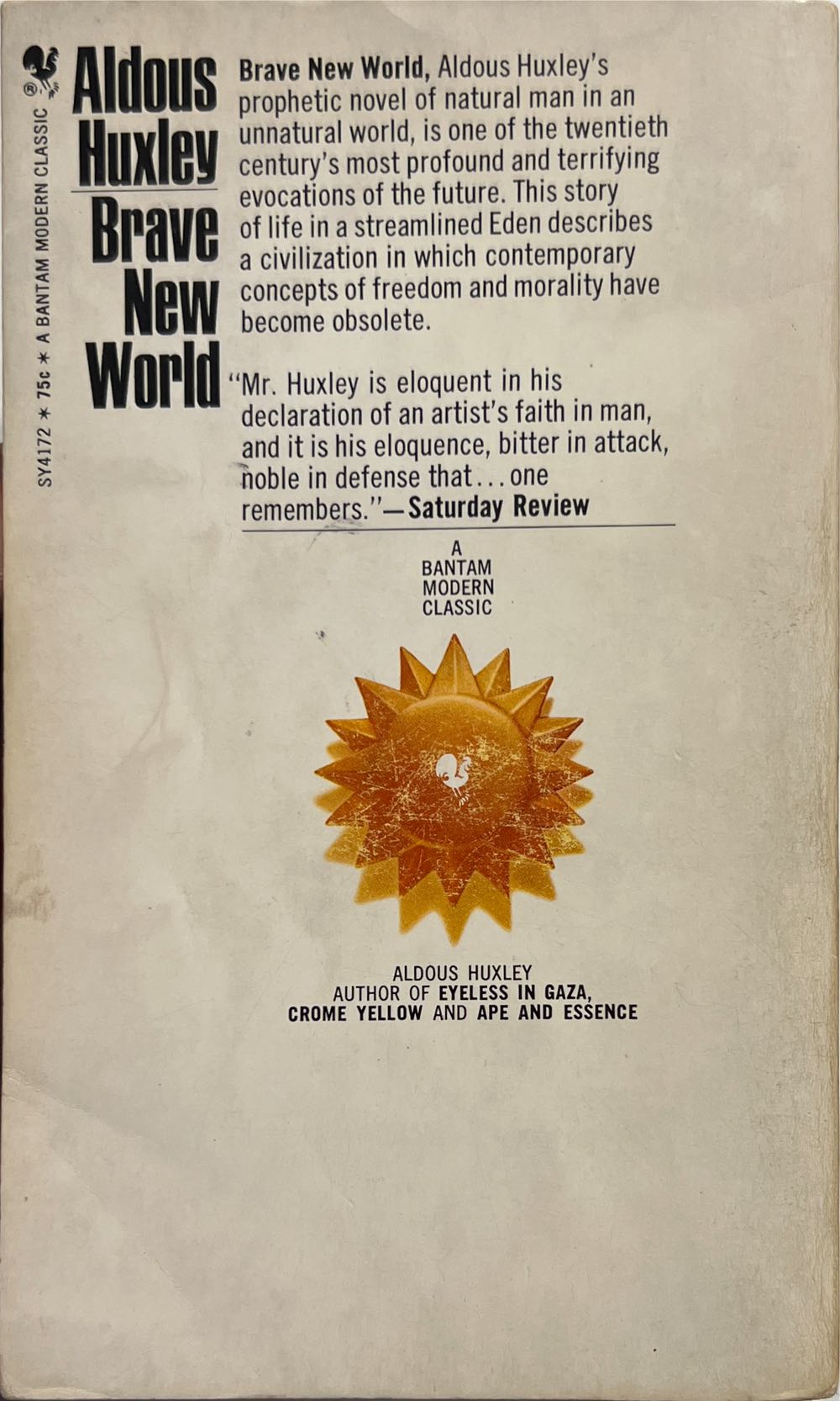 Brave New World - Aldous Huxley (A Bantam Classic - Audiobook) book collectible - Main Image 2