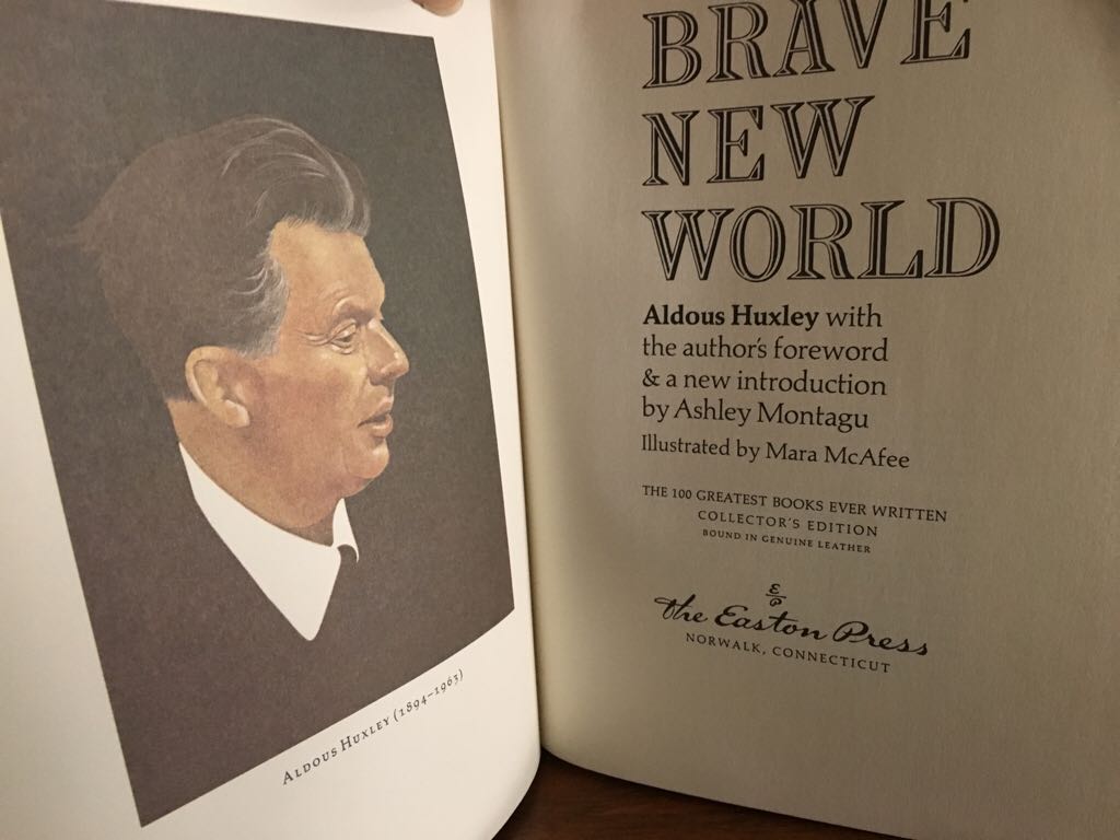 Brave New World  (Easton - Hardcover) book collectible - Main Image 2