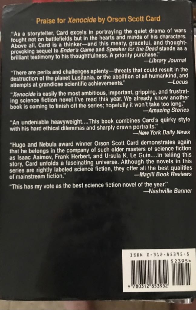 Ender Children of the Mind - Orson Scott Card (Tor - Hardcover) book collectible [Barcode 9780312853952] - Main Image 2