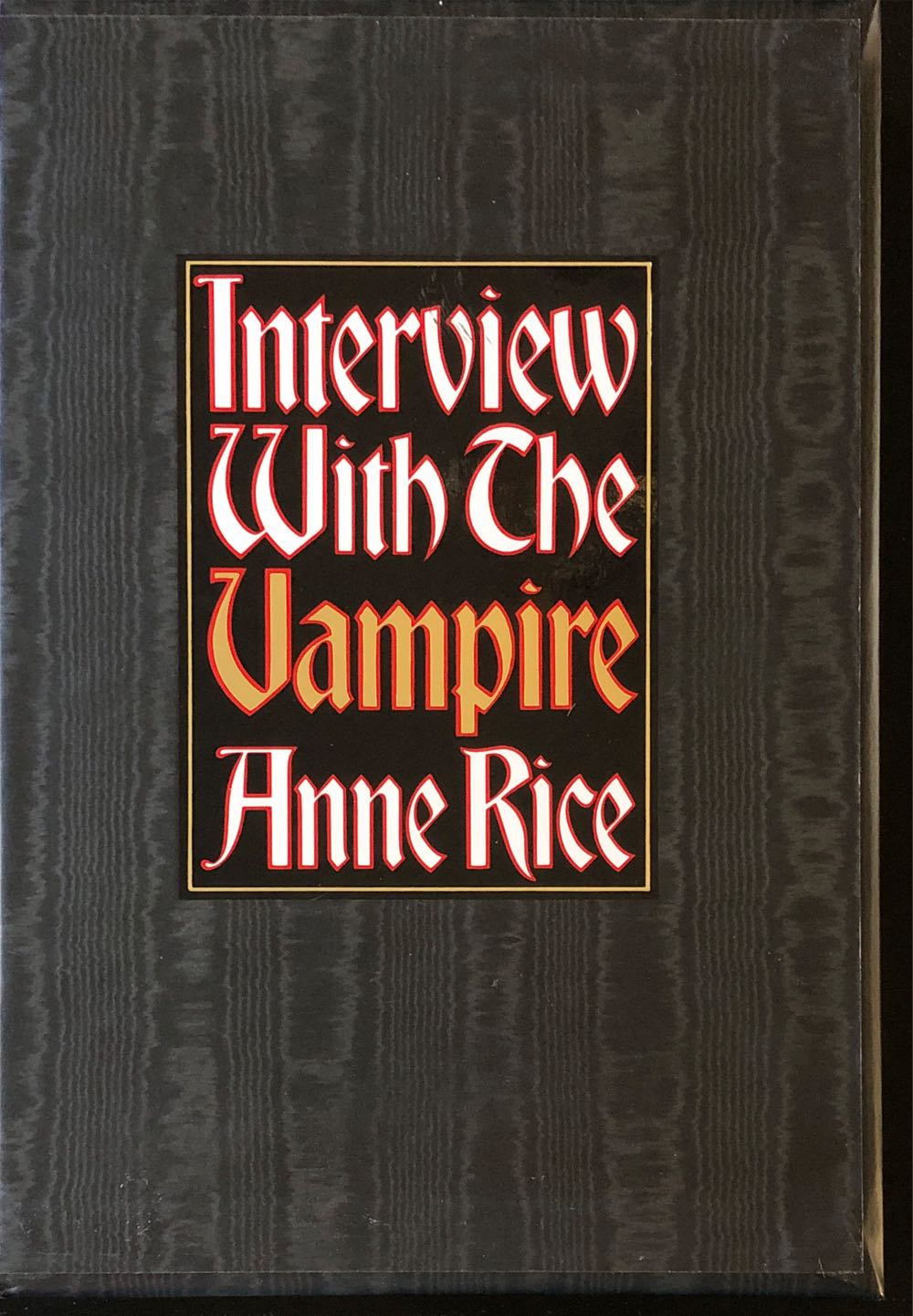 Interview With the Vampire - Anne Rice (Alfred a Knopf Inc - Hardcover) book collectible [Barcode 9780679450849] - Main Image 3
