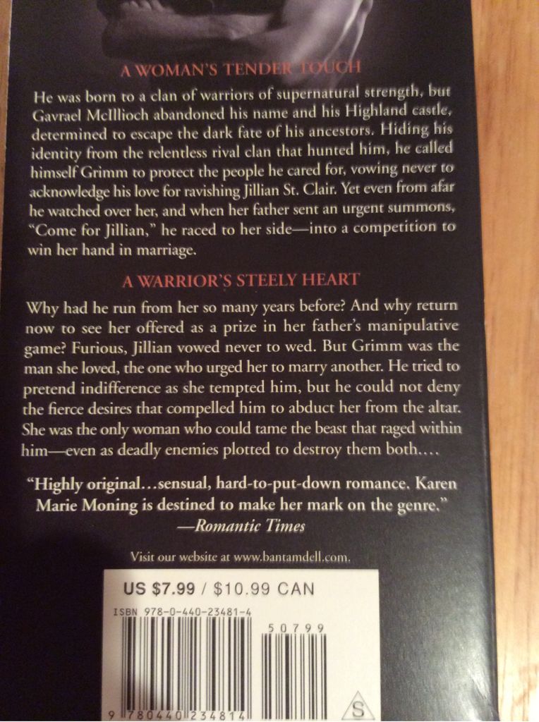 To Tame a Highland Warrior - Karen Marie Moning (Dell - Paperback) book collectible [Barcode 9780440234814] - Main Image 2