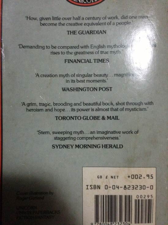 The Silmarillion - J.R.R. Tolkien (Allen & Unwin - Paperback) book collectible [Barcode 9780048232304] - Main Image 2