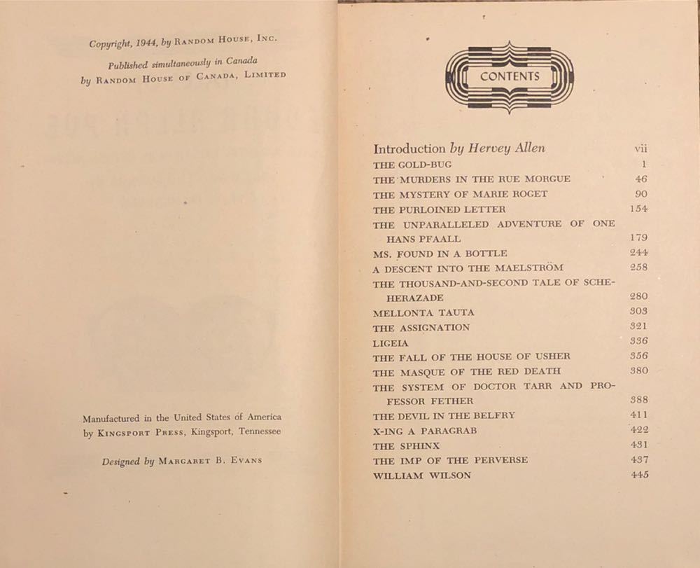 Tales of Edgar Allan Poe - Edgar Allan Poe (Random House of Canada, Limited - Hardcover) book collectible - Main Image 2