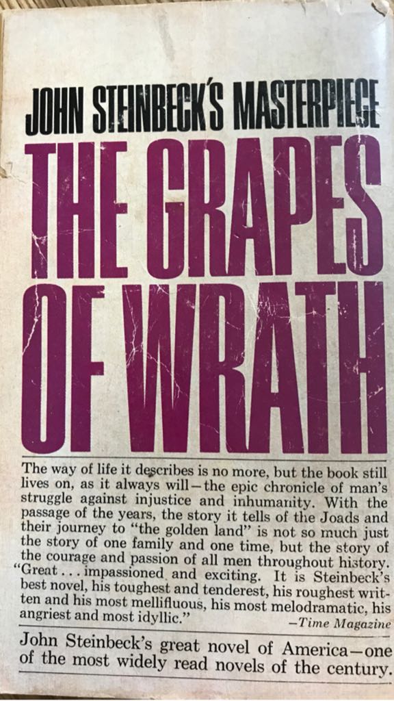 The Grapes of Wrath  (Paperback) book collectible - Main Image 2