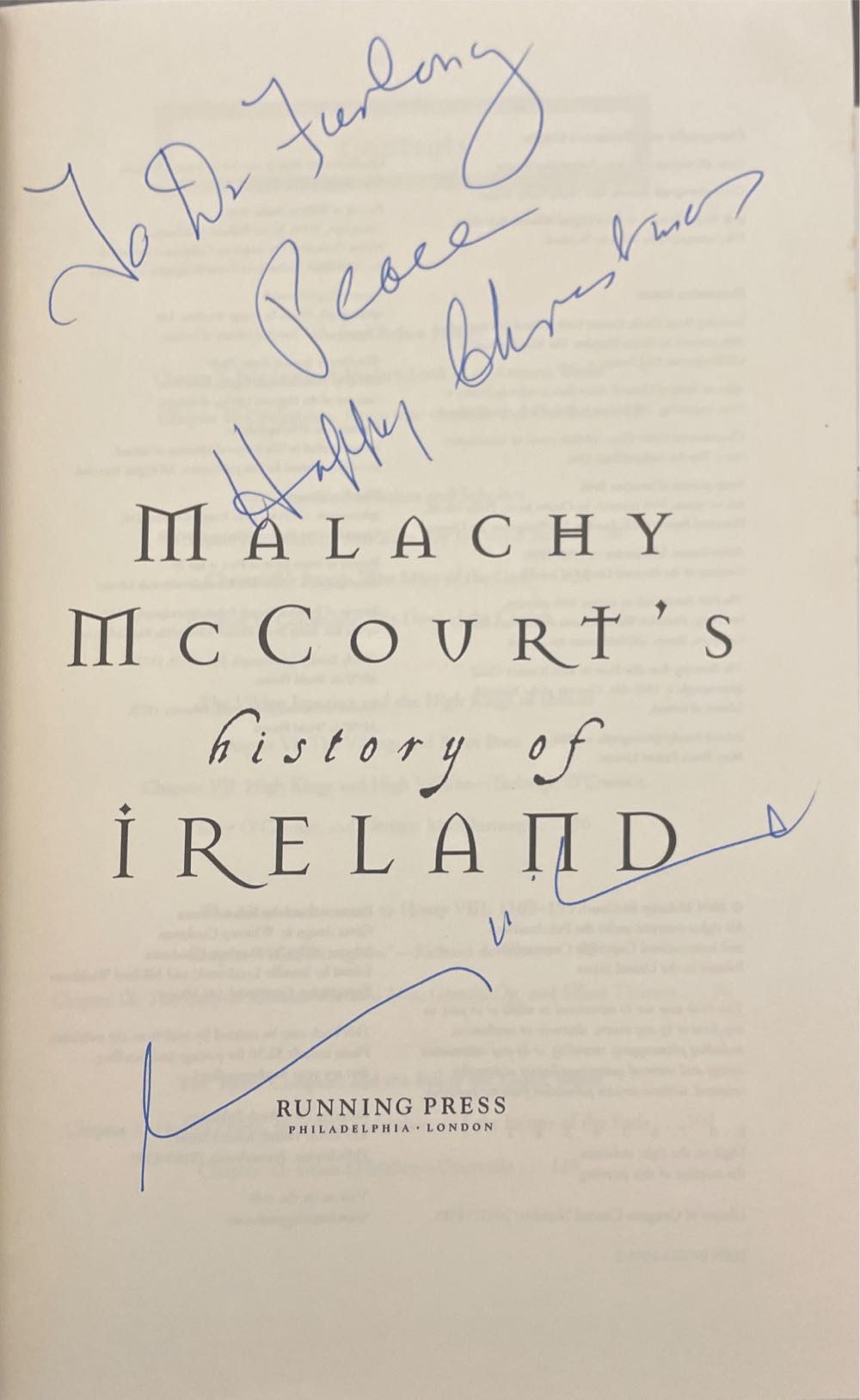 History of Ireland - Malachy Mccourt book collectible [Barcode 9780762419654] - Main Image 2
