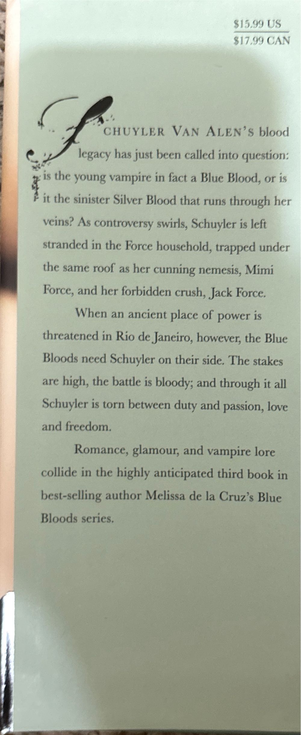 Revelations - Melissa de la Cruz (Disney Hyperion - Kindle) book collectible [Barcode 9781423123248] - Main Image 3