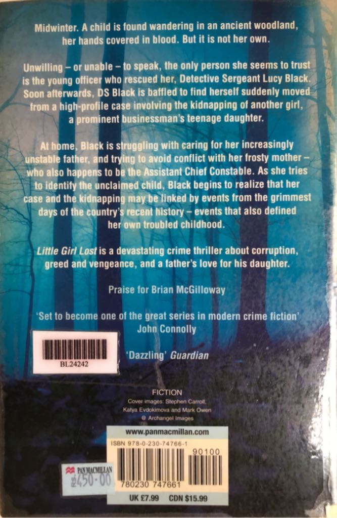 Little Girl Lost - Brian McGilloway (Pan Macmillan - Paperback) book collectible [Barcode 9780230747661] - Main Image 2