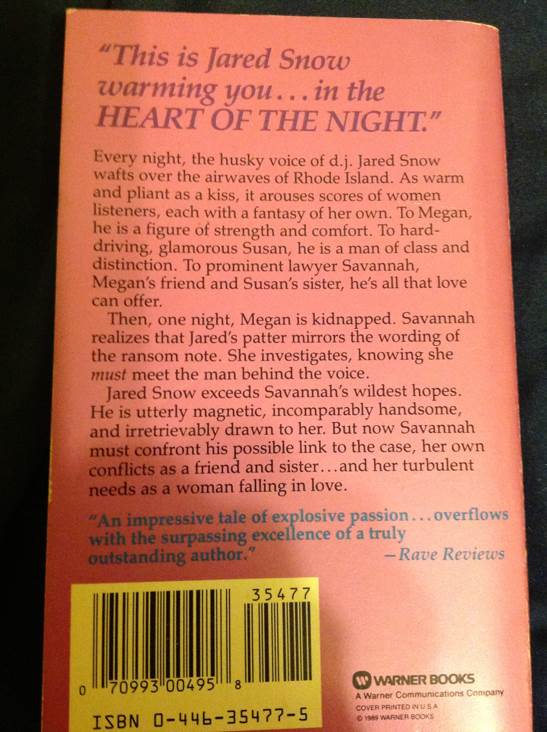 Heart of the Night - Barbara Delinsky (Worldwide - Paperback) book collectible - Main Image 2