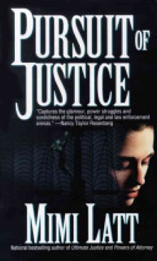 Pursuit of Justice - Mimi Latt (Pocket Books) book collectible [Barcode 9780671034115] - Main Image 1