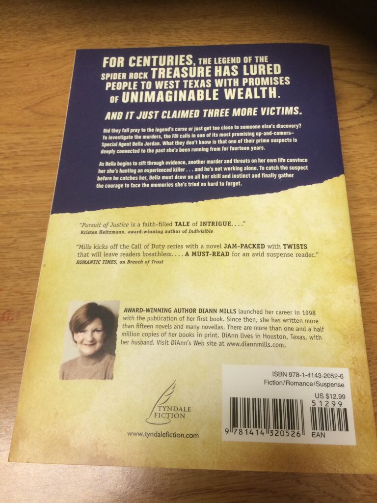 Call Of Duty #3: Pursuit of Justice - DiAnn Mills (Tyndale House Pub - Trade Paperback) book collectible [Barcode 9781414320526] - Main Image 2