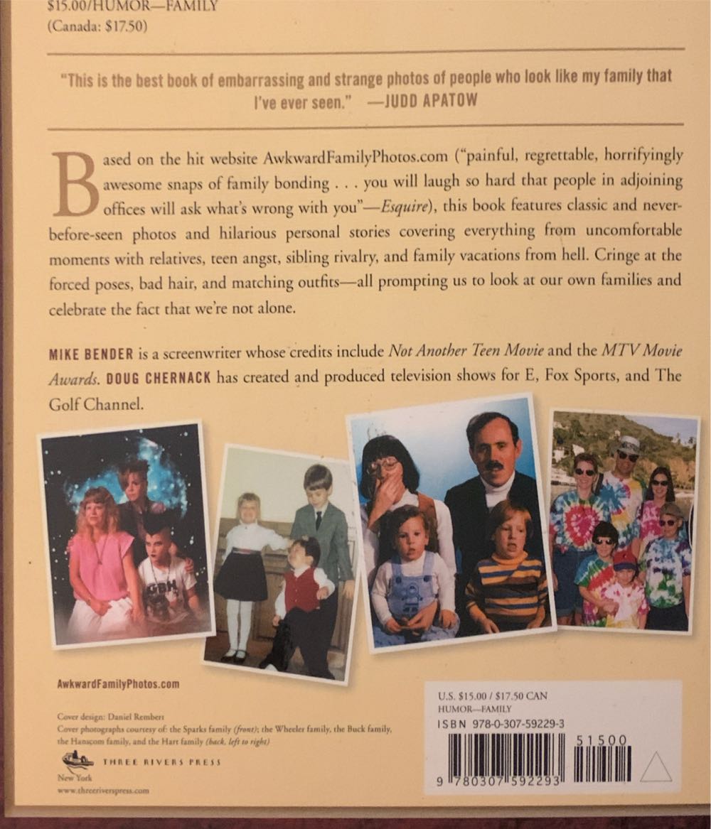Awkward Family Photos - Doug Chernack (Three Rivers Press - Paperback) book collectible [Barcode 9780307592293] - Main Image 2