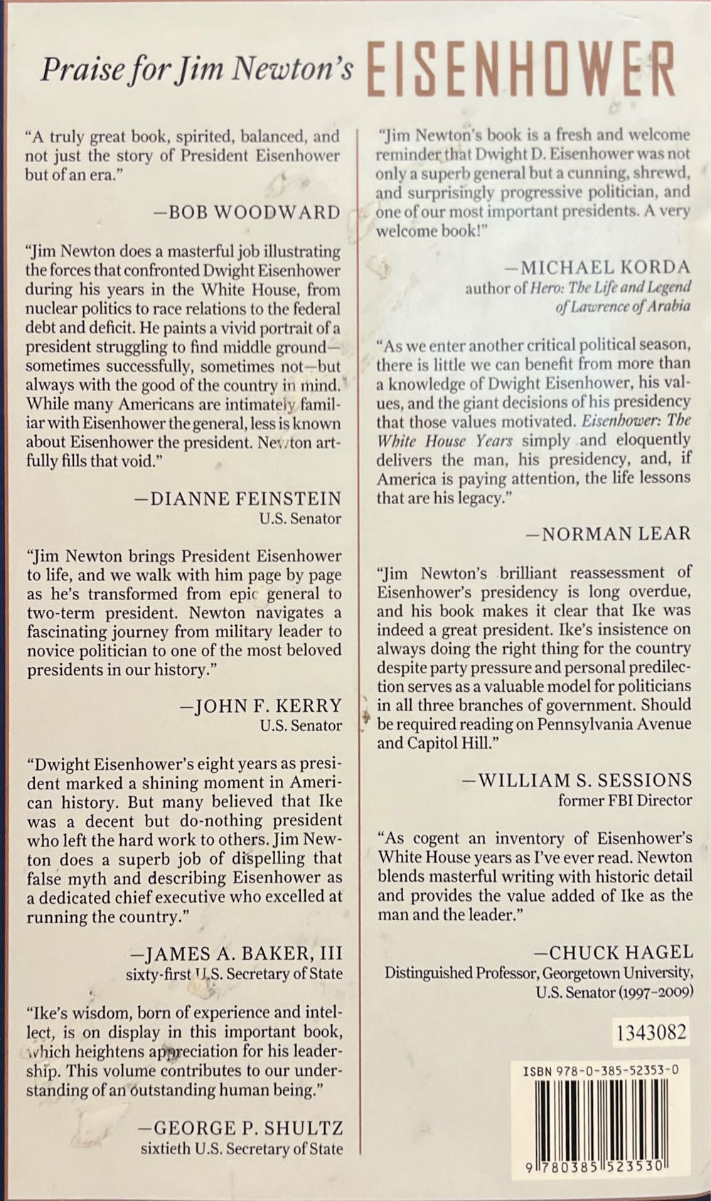 Eisenhower: The White House Years - Jim Newton (Doubleday - Hardcover) book collectible [Barcode 9780385523530] - Main Image 3