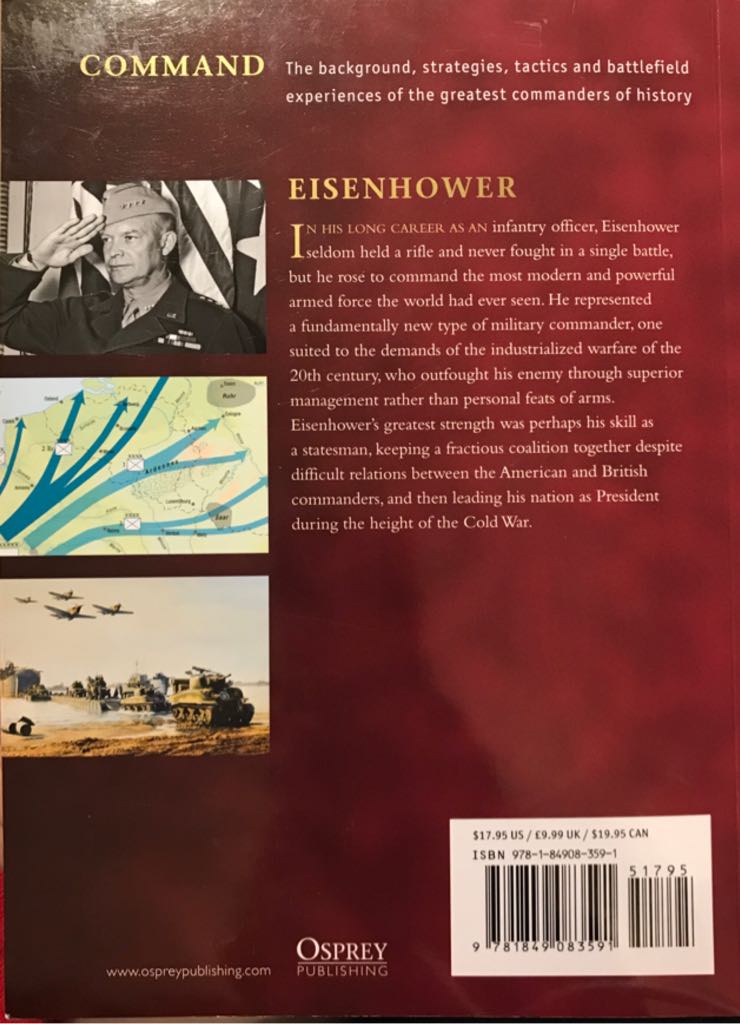 Eisenhower  (Osprey - Paperback) book collectible [Barcode 9781849083591] - Main Image 2