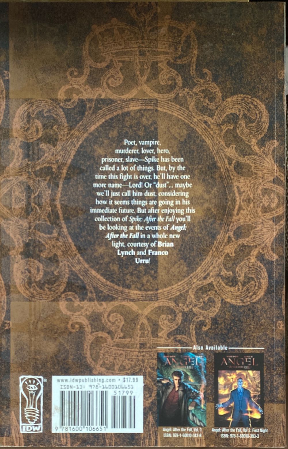 Spike: After The Fall - Brian Lynch (IDW Publishing - Trade Paperback) book collectible [Barcode 9781600106651] - Main Image 2