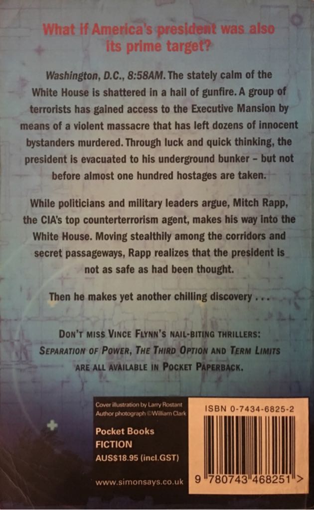 Transfer of Power - Vince Flynn (Pocket Books - Paperback) book collectible [Barcode 9780743468251] - Main Image 2