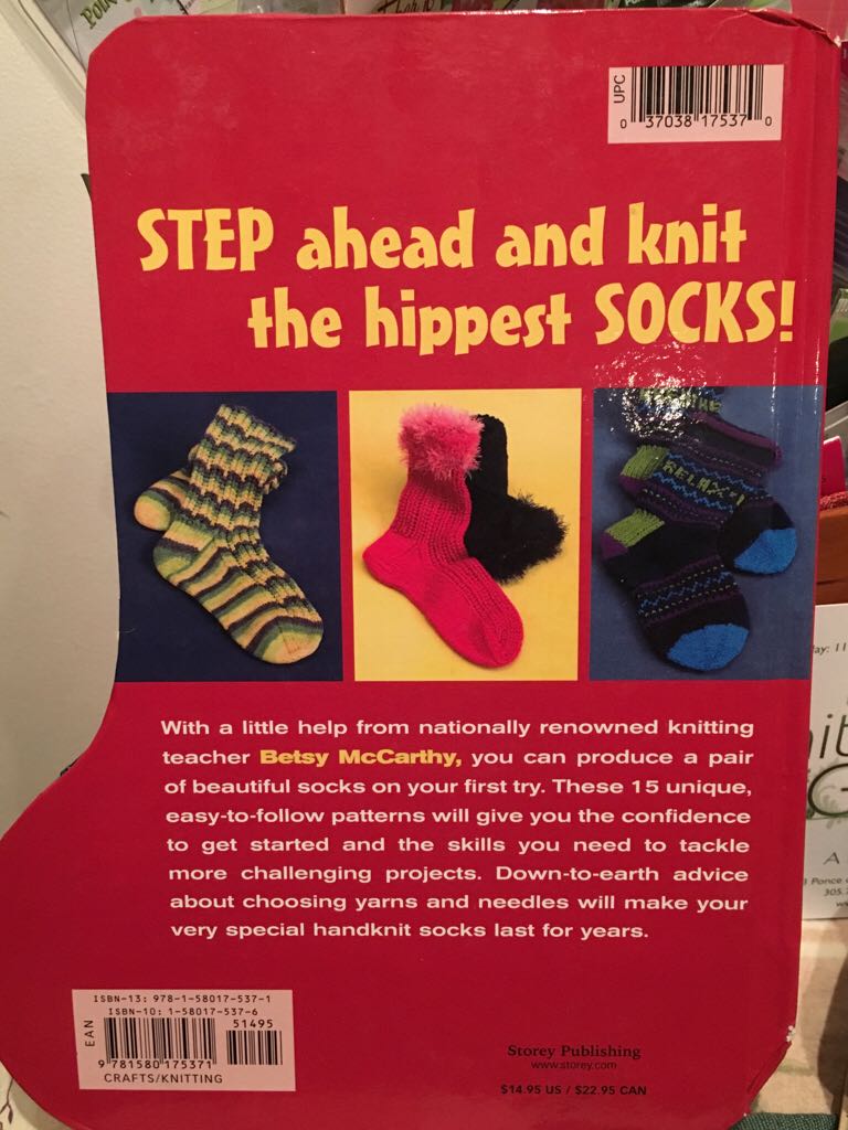 Knit Socks! 15 Cool Patterns for Toasty Feet - Betsy McCarthy (Elegance) book collectible [Barcode 9781580175371] - Main Image 2