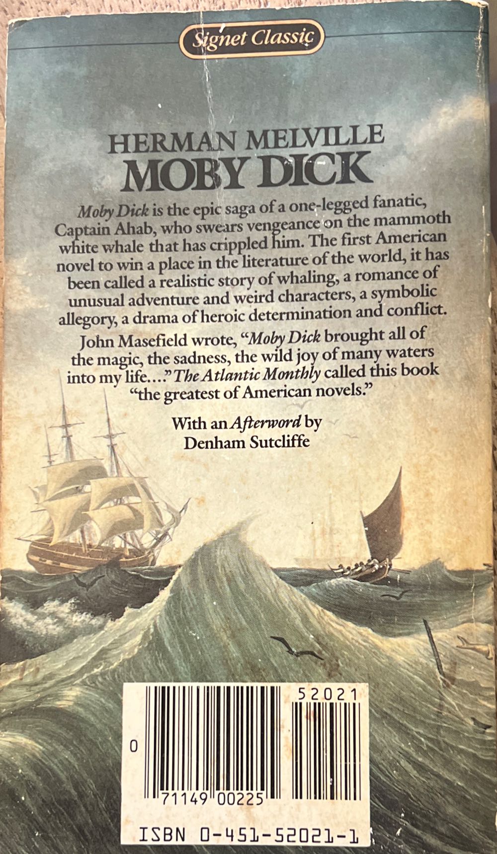 Moby Dick - Herman Melville (A Signet Classic - Paperback) book collectible [Barcode 9780451520210] - Main Image 2