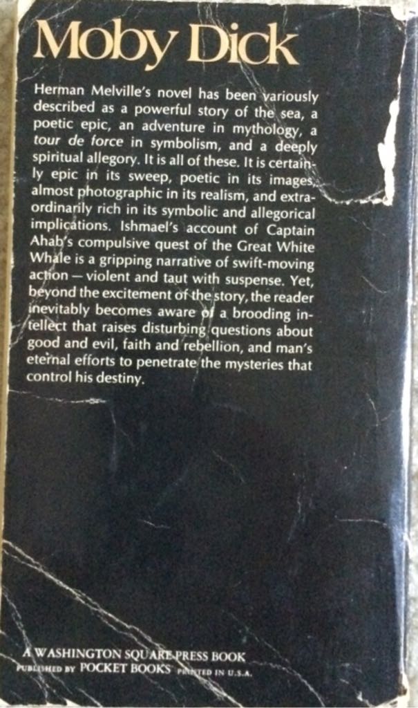Moby dick  (Pocket Books - Paperback) book collectible - Main Image 2