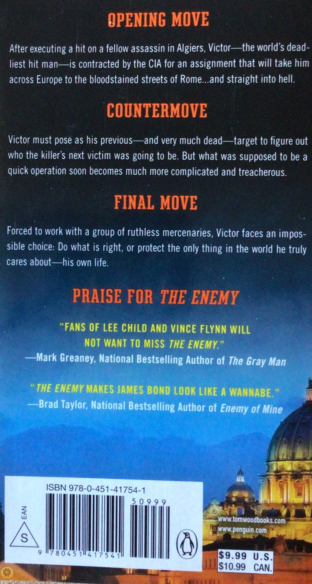 Victor:  Book #3 The Game - Tom Wood (Signet - Paperback) book collectible [Barcode 9780451417541] - Main Image 2