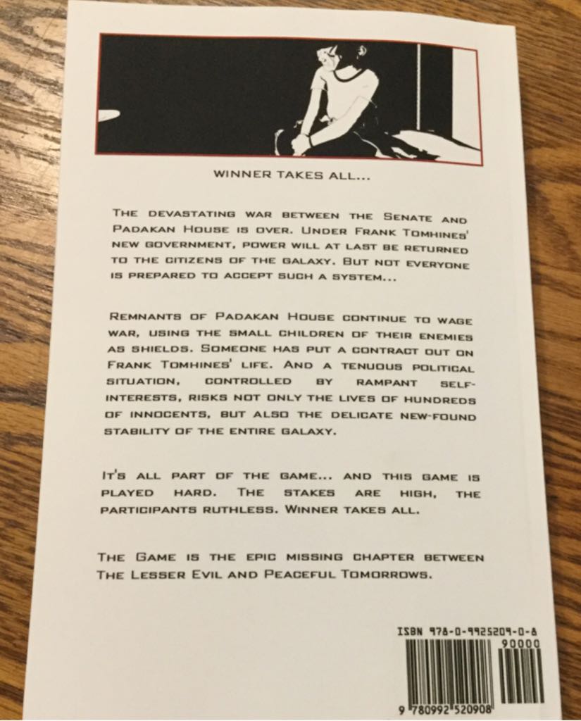 The Game - De La book collectible [Barcode 9780992520908] - Main Image 2