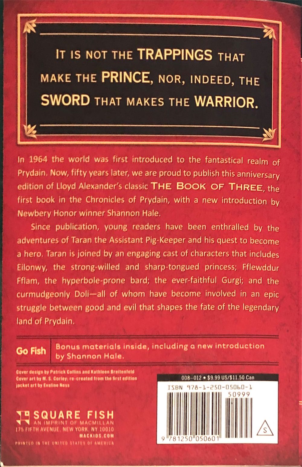 The Book of Three - Lloyd Alexander (Paperback) book collectible [Barcode 9781250050601] - Main Image 2