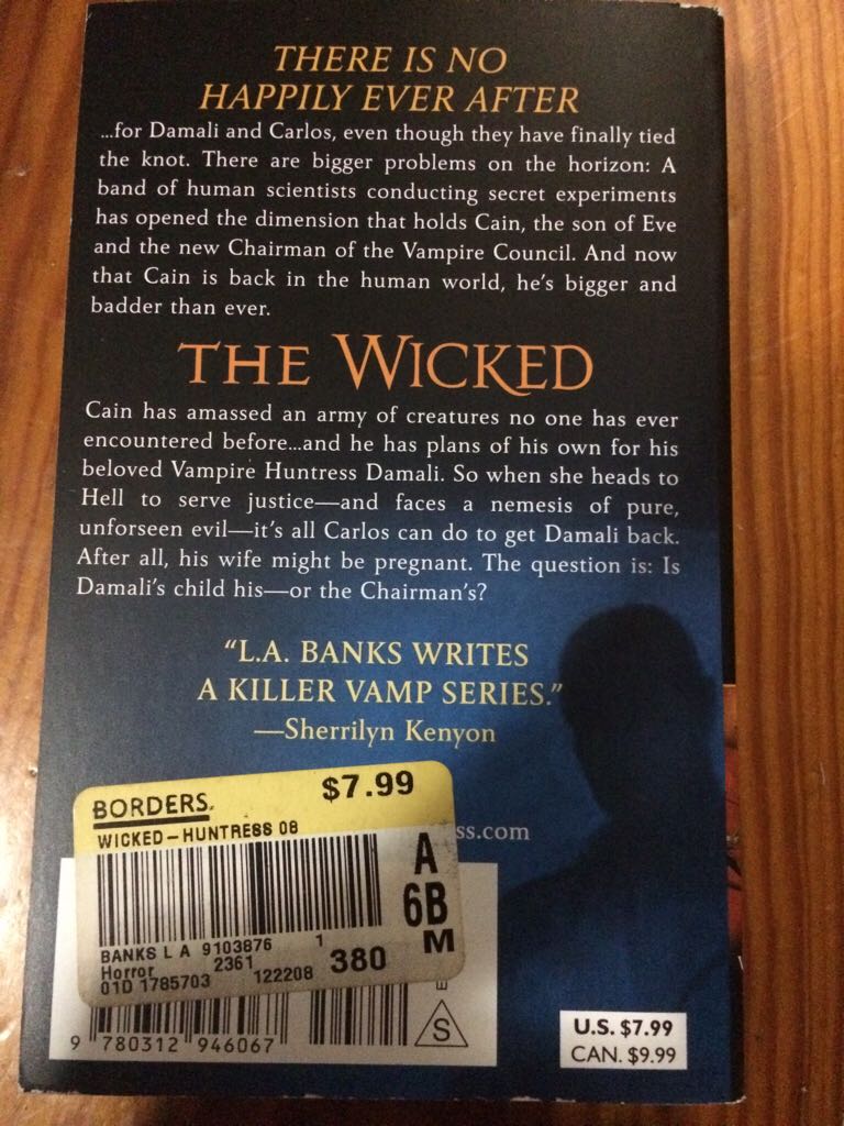 The Wicked - A Banks (Paperback) book collectible - Main Image 2