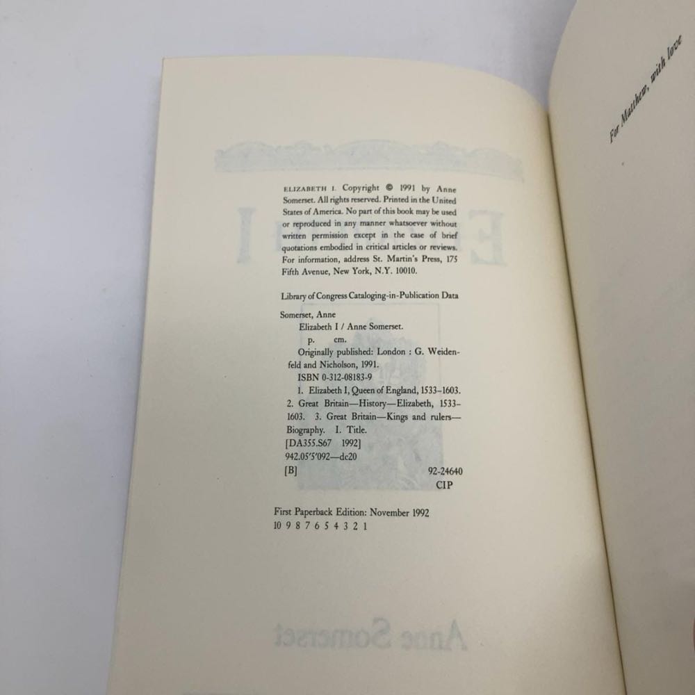 Elizabeth I - Anne Somerset (Phoenix - Paperback) book collectible [Barcode 9781842126240] - Main Image 2