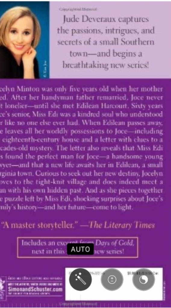 Lavender Morning - Jude Deveraux (Atria Paperback - eBook) book collectible [Barcode 9781439149409] - Main Image 2